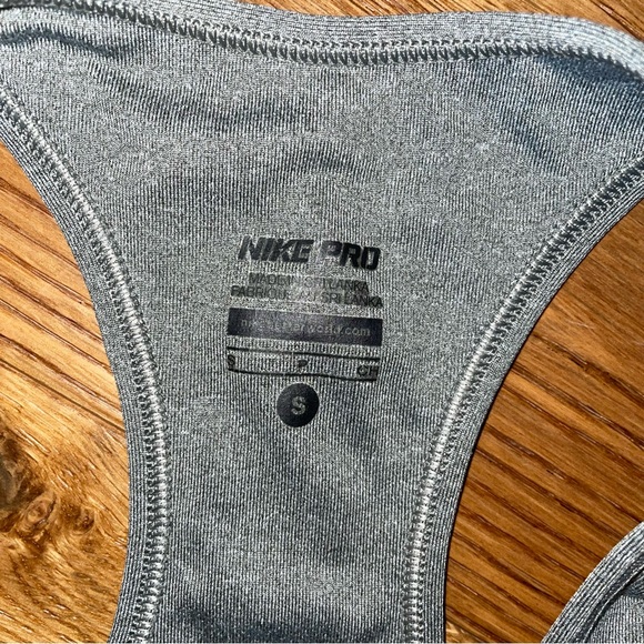 Grey Nike Sports Bra - Picture 3 of 3